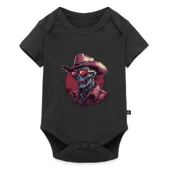 Creepy Cowboy - Baby Premium short-sleeve bodysuit - black - Front
