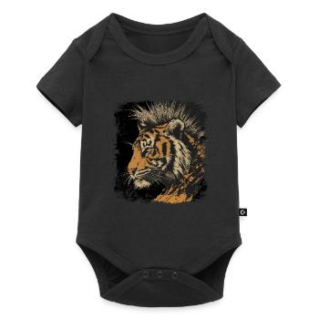 Tigerpunk - Body à manches courtes Premium Bébé - noir - Devant
