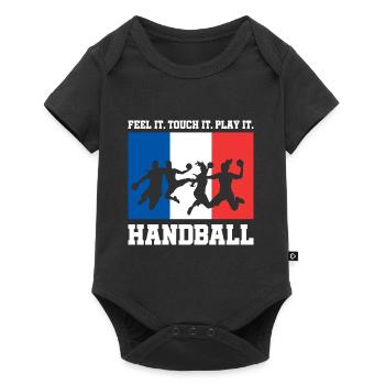 Handball France France World Cup Gift - Baby Premium short-sleeve bodysuit - black - Front