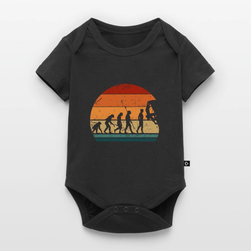 Klettern Evolution Climbing Bouldern Baby Premium Kurzarmbody