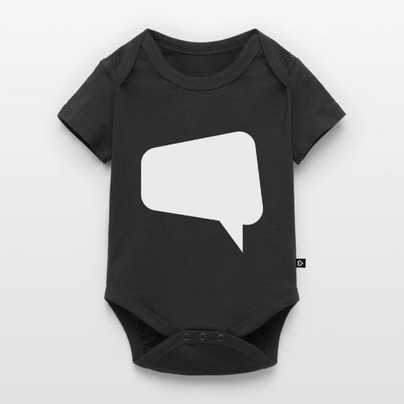 Speech Bubble Thought Bubble Label Speechbubble Baby Premium short-sleeve bodysuit
