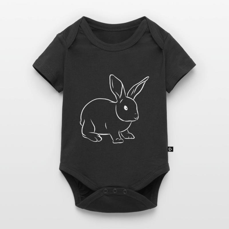 Rabbit Bunny Bunny Rabbit Easter Bunny Baby Premium short-sleeve bodysuit