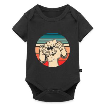Jeux - Body à manches courtes Premium Bébé - noir - Devant