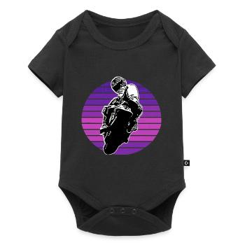 Motorcycle Lifestyle / Motorcycle / Motorcycles biker - Baby Premium short-sleeve bodysuit - black - Front