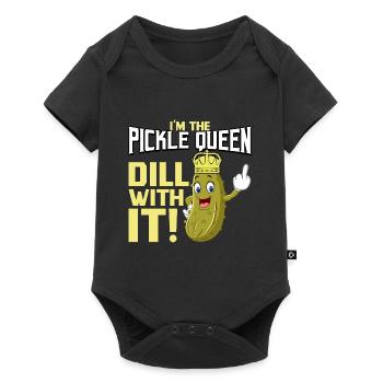 I love pickles and pickles lovers Ar - Baby Premium short-sleeve bodysuit - black - Front