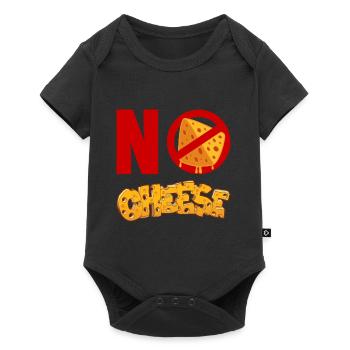 Pas de fromage pour ceux qui n’aiment pas le fromage - Body à manches courtes Premium Bébé - noir - Devant