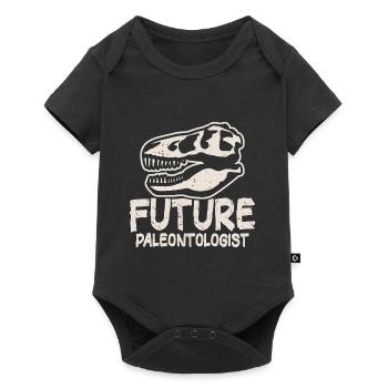 Future Paleontologist Paleontology Dinosaurs Fan - Baby Premium short-sleeve bodysuit - black - Front