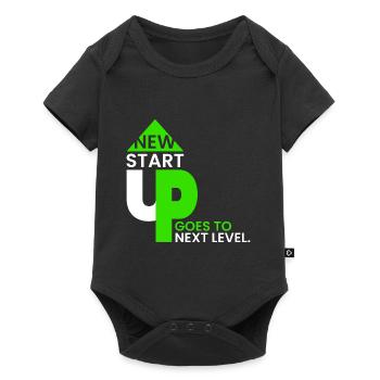 Une nouvelle start-up entre dans le prochain tour. - Body à manches courtes Premium Bébé - noir - Devant
