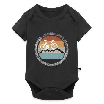 Radsport Bike Fahrrad Sport Radeln Biker Cycling - Baby Premium short-sleeve bodysuit - black - Front