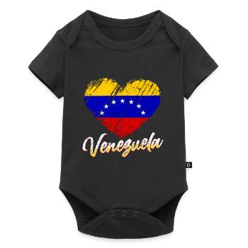 Venezuela Love - Baby Premium short-sleeve bodysuit - black - Front