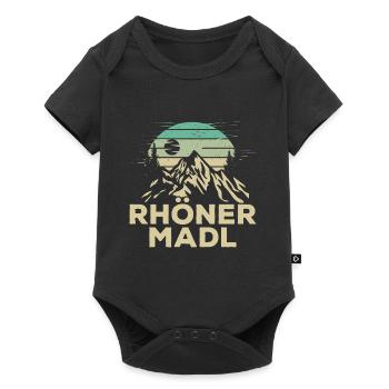 Rhöner Madl - Region Rhön Gebirge - Baby Premium Kurzarmbody - Schwarz - Vorne