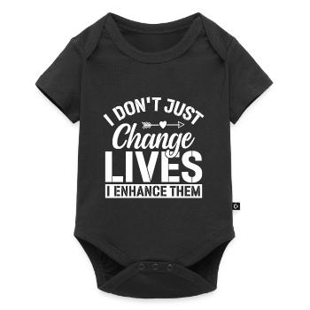 Plastic surgeon does not change life expert - Baby Premium short-sleeve bodysuit - black - Front