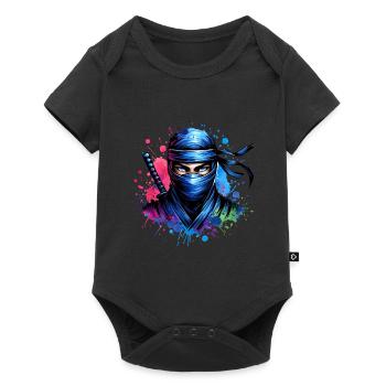Ninja - Baby Premium short-sleeve bodysuit - black - Front