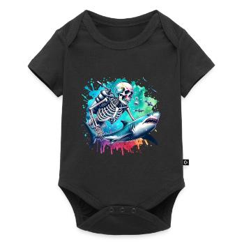 Diving Divers - Baby Premium short-sleeve bodysuit - black - Front