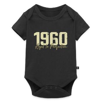 Original 1960's Retro 1960's Birthday Gift 1960's - Baby Premium short-sleeve bodysuit - black - Front