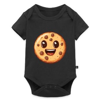 Laughing Cookie - Baby Premium short-sleeve bodysuit - black - Front