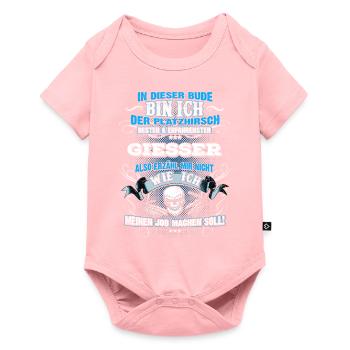 Edles Berufe-Shirt für den Gießer - Baby Premium Kurzarmbody - Rosa - Vorne