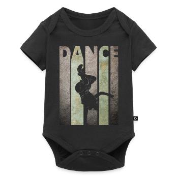 Dancing breakdance sport handstand gift dancer - Baby Premium short-sleeve bodysuit - black - Front