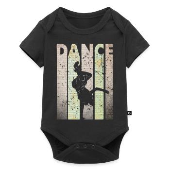 Breakdance - Baby Premium Kurzarmbody - Schwarz - Vorne