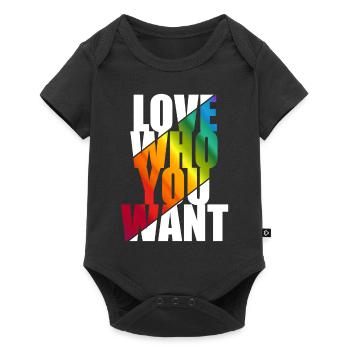 Gay Pride - Baby Premium short-sleeve bodysuit - black - Front