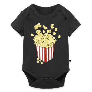 Tenue de costume de pop-corn - Body à manches courtes Premium Bébé - noir - Devant