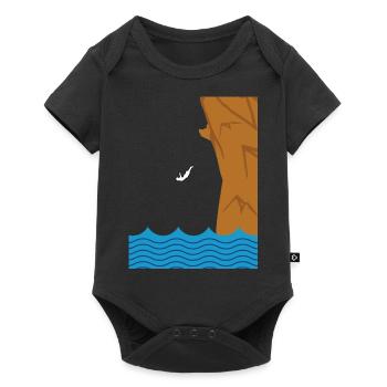 Cliff Diver Cliff Diver gift idea - Baby Premium short-sleeve bodysuit - black - Front
