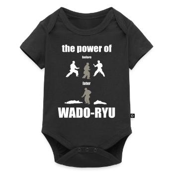 Wado-Ryu, Chemin de l’Ami - Karaté T Shirt - Body à manches courtes Premium Bébé - noir - Devant
