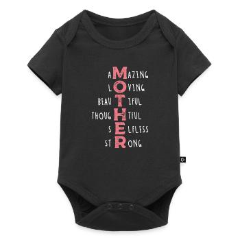 Ladies amazingly loving beautiful strong - Baby Premium short-sleeve bodysuit - black - Front