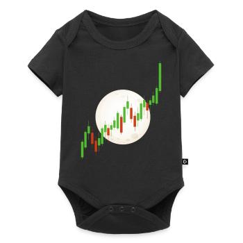 Blockchain Crypto Trading Échange de devises - Body à manches courtes Premium Bébé - noir - Devant