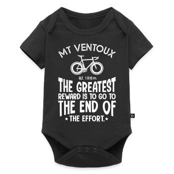 bike ventoux gift dad bike cyclist - Baby Premium short-sleeve bodysuit - black - Front