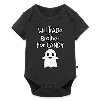 Échangera Brother contre Candy - Body à manches courtes Premium Bébé - noir - Devant