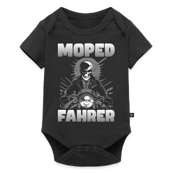 Moped Fahrer - Baby Premium Kurzarmbody - Schwarz - Vorne