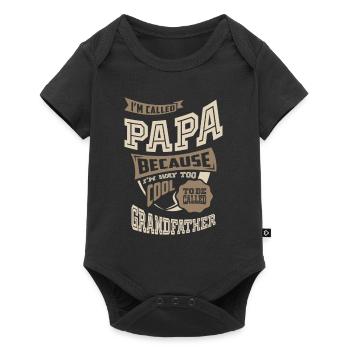 Je m’appelle Papa - Body à manches courtes Premium Bébé - noir - Devant