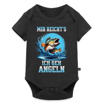Fishing Angler Fish I've had enough, I'm going fishing - Baby Premium short-sleeve bodysuit - black - Front