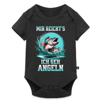 Fishing Angler Fish I've had enough, I'm going fishing - Baby Premium short-sleeve bodysuit - black - Front