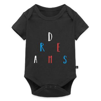 dreams - Baby Premium short-sleeve bodysuit - black - Front