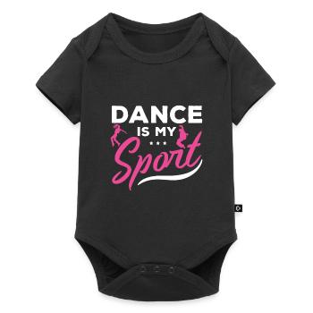 dance is my sport I gift t-shirt I sport dancer - Baby Premium short-sleeve bodysuit - black - Front