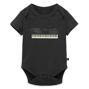 Synthesize me Synthesizer Synthie pop gift - Baby Premium short-sleeve bodysuit - black - Front