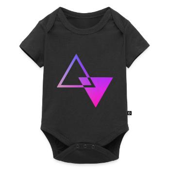 Sablier coloré - Body à manches courtes Premium Bébé - noir - Devant