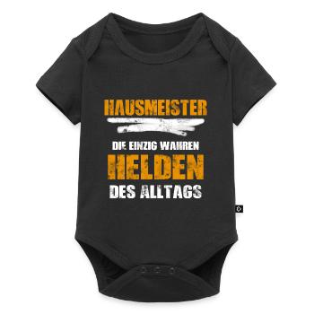 Hausmeister Geschenk - Baby Premium Kurzarmbody - Schwarz - Vorne