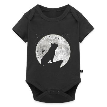 Bulldog français - Body à manches courtes Premium Bébé - noir - Devant