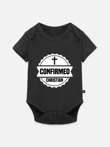 Confirmation catholique Confirmé Ki chrétienne - Body à manches courtes Premium Bébé - noir
