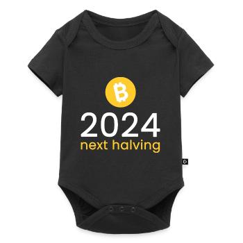 2024 - next halving - Baby Premium short-sleeve bodysuit - black - Front