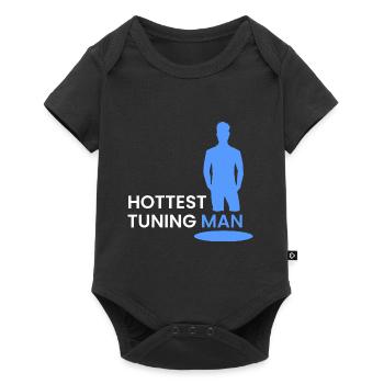L’homme le plus chaud - Body à manches courtes Premium Bébé - noir - Devant