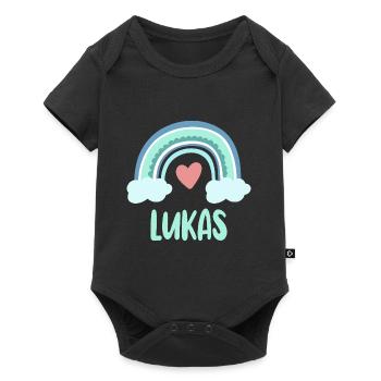 Luke Nom Rainbow Baby - Body à manches courtes Premium Bébé - noir - Devant