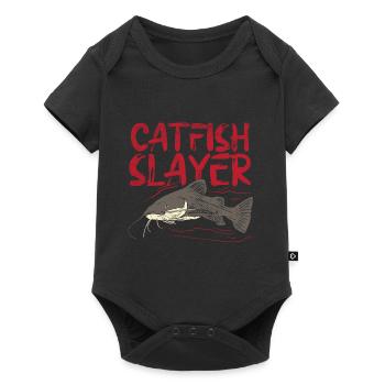 Wels-Töter - Baby Premium Kurzarmbody - Schwarz - Vorne