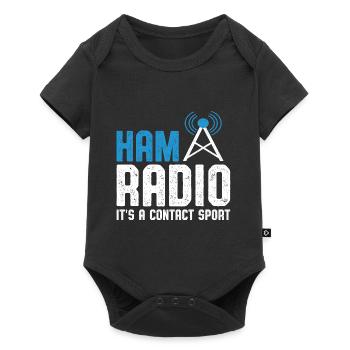 Antenna Ham Radio It's A Contact Sport Network Fre - Baby Premium short-sleeve bodysuit - black - Front