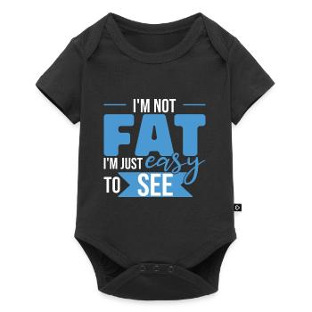 Funny Daddy Fathers Day Pun Lover - Baby Premium short-sleeve bodysuit - black - Front