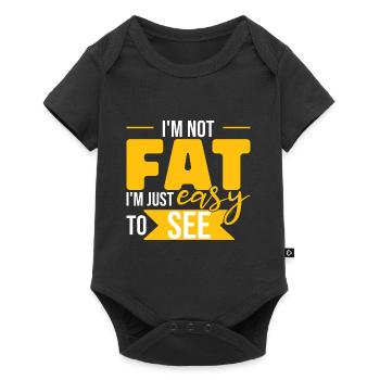 Drôle de blague de papa Fête des pères - Body à manches courtes Premium Bébé - noir - Devant