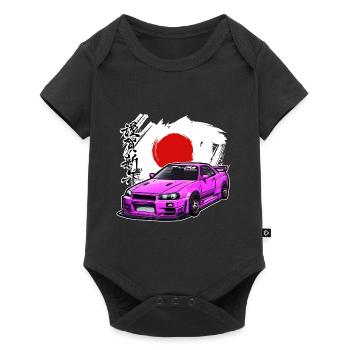 Jdm / Tuning / Turbocompresseur / Jantes / Chiptuning - Body à manches courtes Premium Bébé - noir - Devant